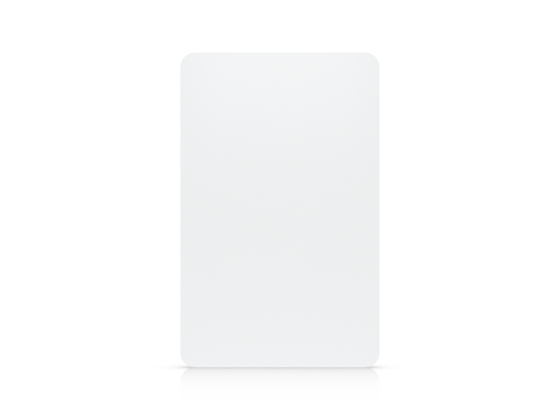 Ubiquiti Ua-Card-W-100, Proximity Access Card, 13.56 Mhz, White, 100 Pc(S), 85.6 Mm, 54 Mm