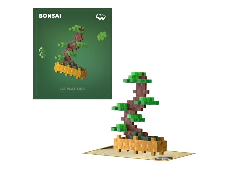 Plus-Plus Plant Packs - Green bonsai
