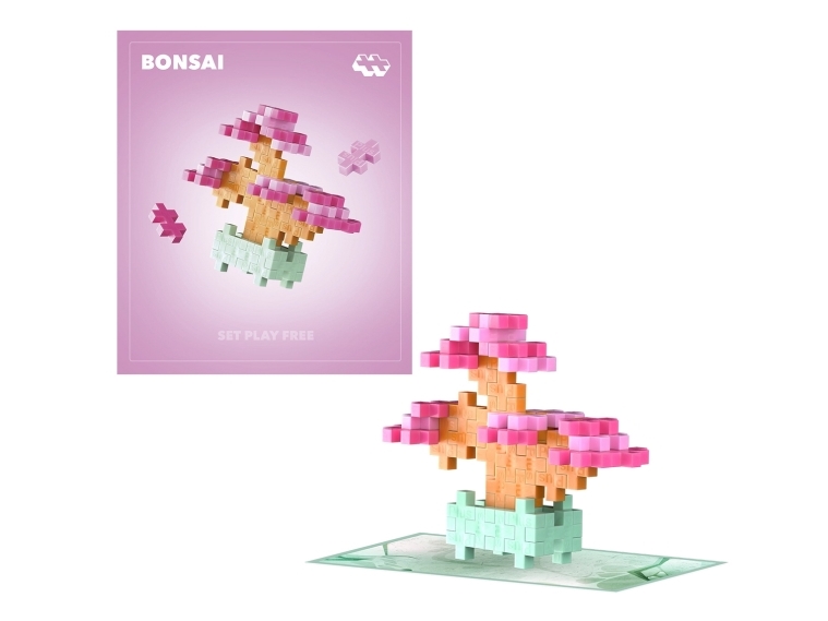 Plus-Plus Plant Packs - Pink bonsai