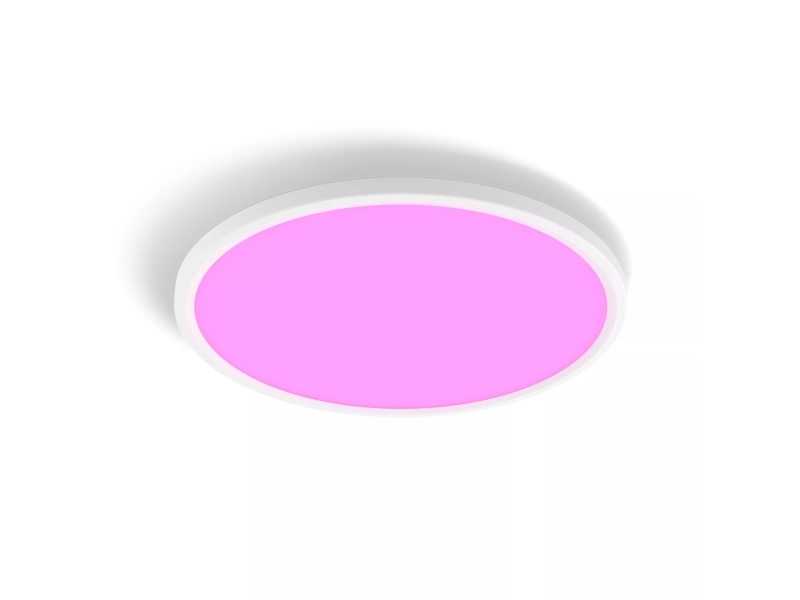 Philips Hue Devote M Slim loftslampe, Color & White Ambiance, 2900lm, hvid