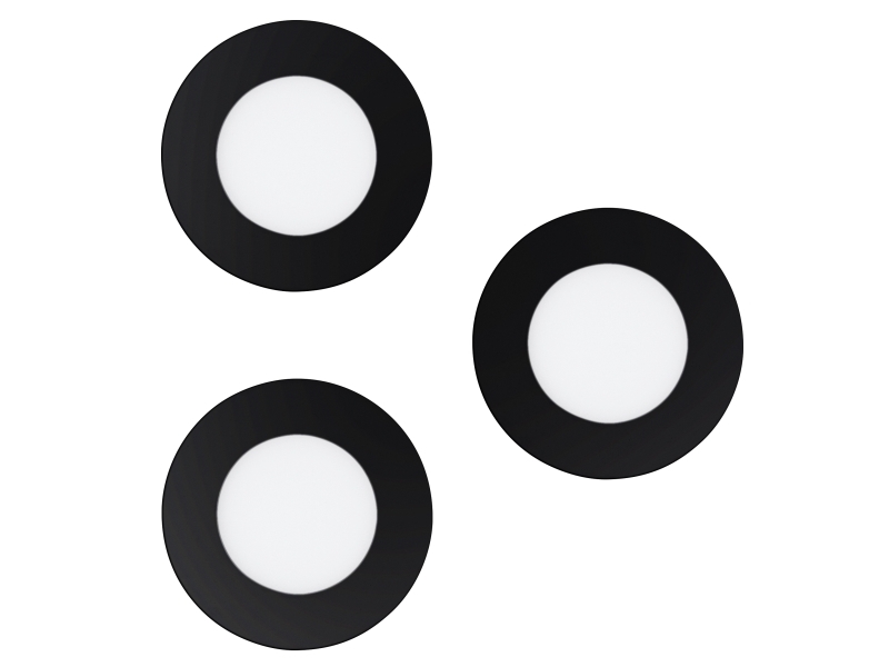 Eglo Fueva-Z Zigbee Led Rgb/Tw Sort Indbygningsspot