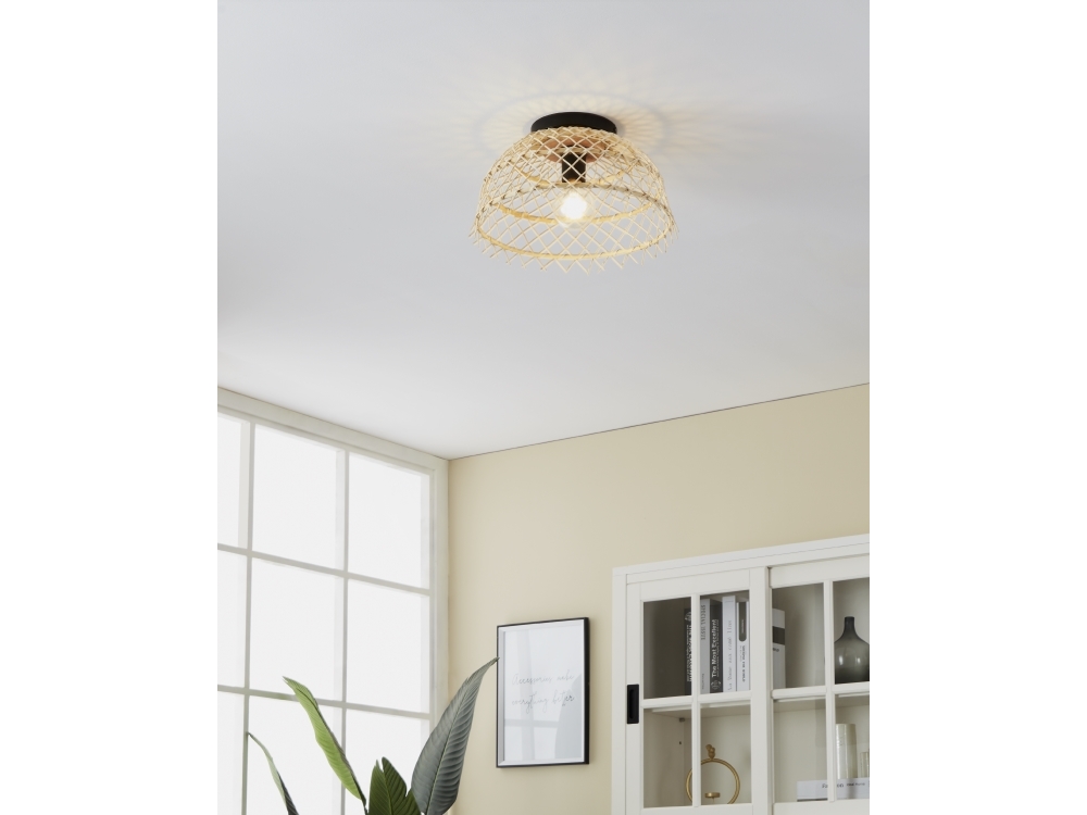 Eglo Ausnby Loft E27 Ø370 Natur