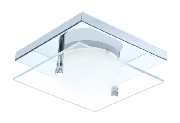 EGLO ABIOLA VÆG/LOFT 115X115 450LM KROM