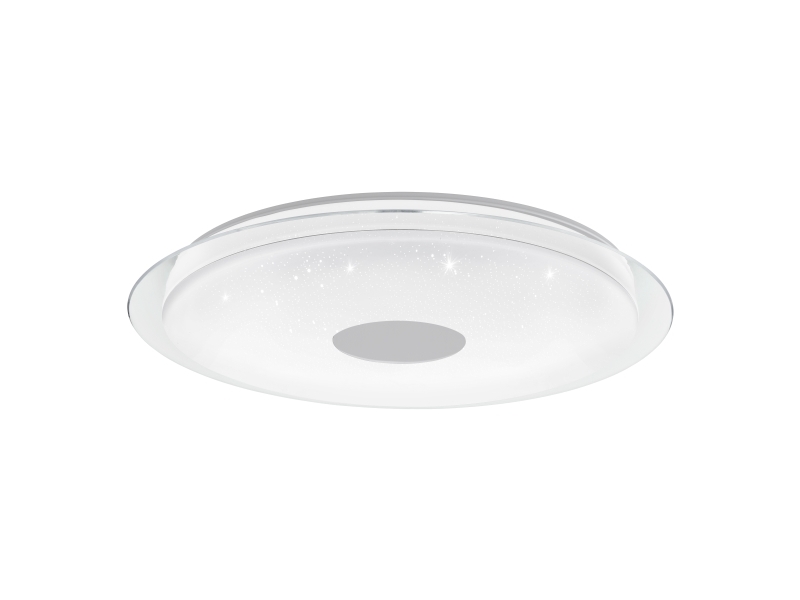Eglo Lanciano-Z, 1 Glühbirne(N), Led, 6500 K, 5350 Lm, Ip20, Transparent, Weiß