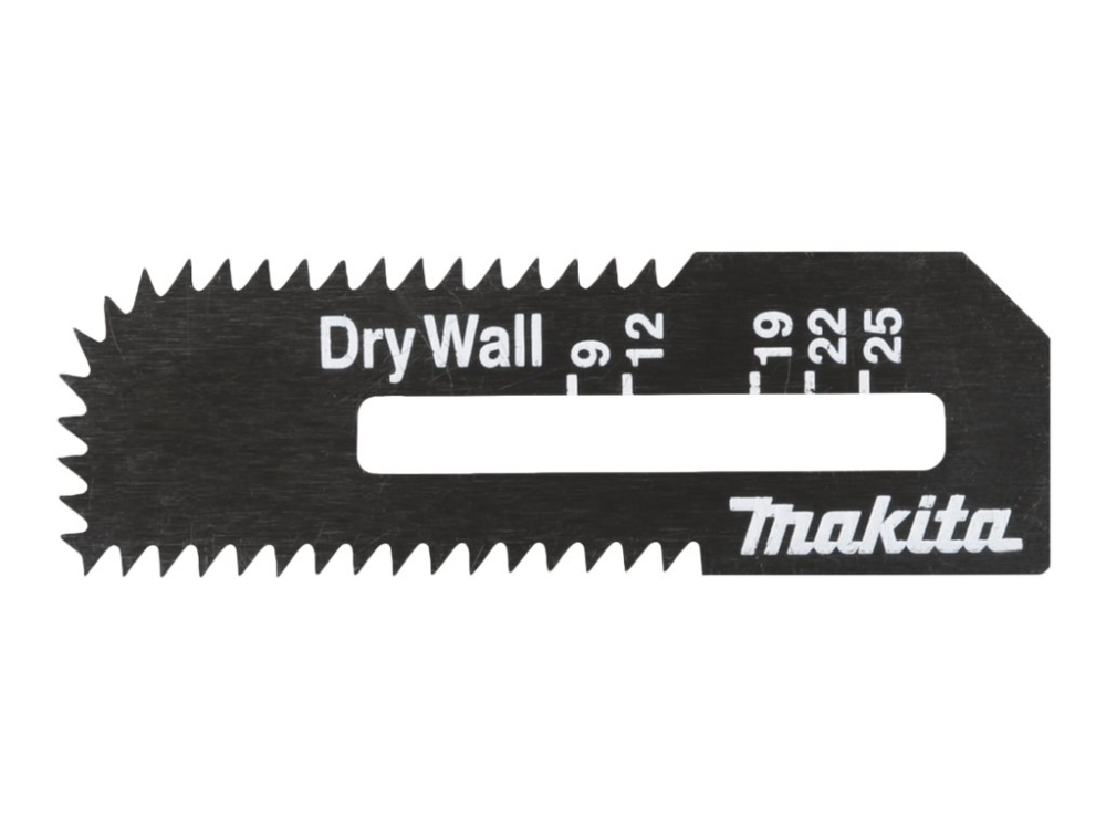 Makita - Sägeblatt - Für Trockenbauwand, Gipskartonplatten - 2 Stücke - Breite: 18 Mm - Für Makita Dsd180 (B-49703)