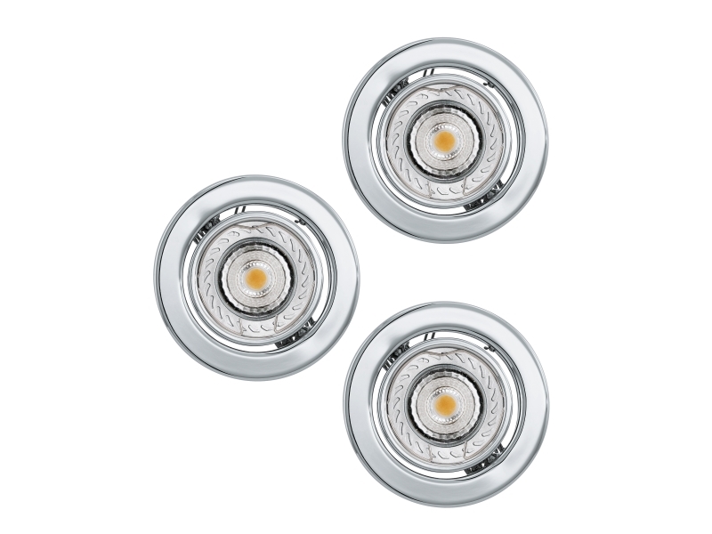Eglo Igoa Bündig Montage Kit Kip 3X350lm Dimmer Chrom
