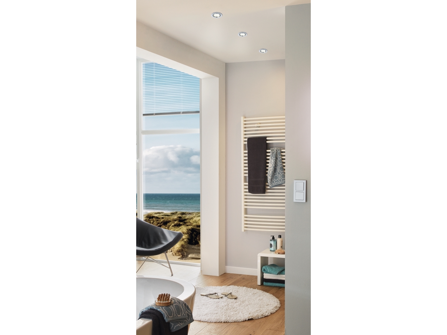 EGLO MAZUBY INDBYG. SÆT KIP Ø87 GU10 3X345LM KROM