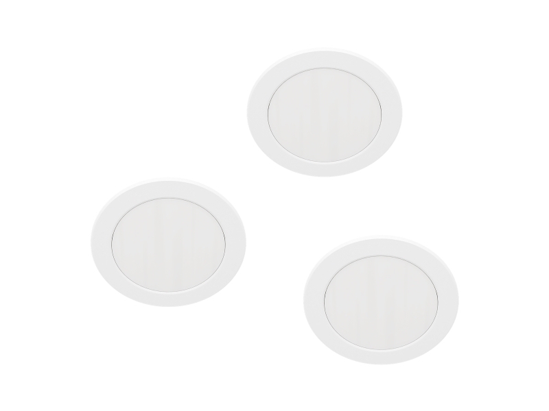 Eglo Abiul Einbauset Ø86 Rgb/Cct 3X320lm Dimmbar Ip44 Weiß