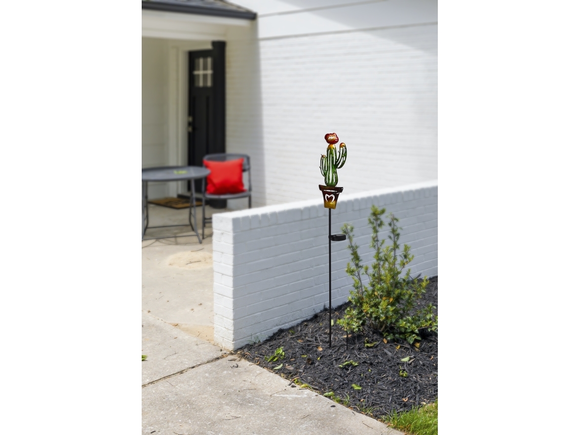 Eglo solcellelampe spyd med kaktus