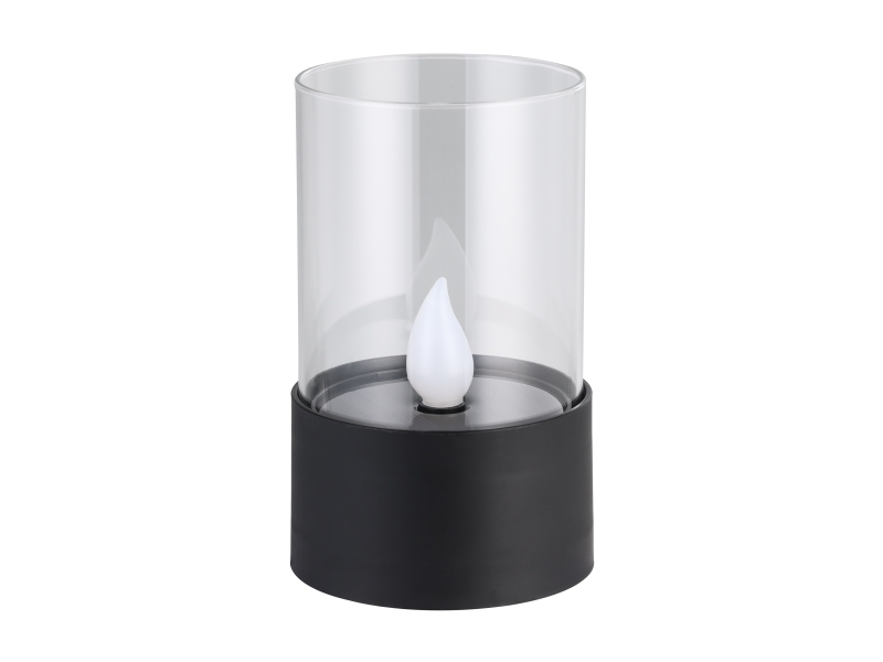 Eglo Solar Vase H140 Schwarz/Klar