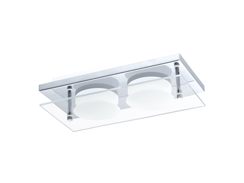 Eglo Abiola Væg/Loft 2X450lm 115X220 Krom