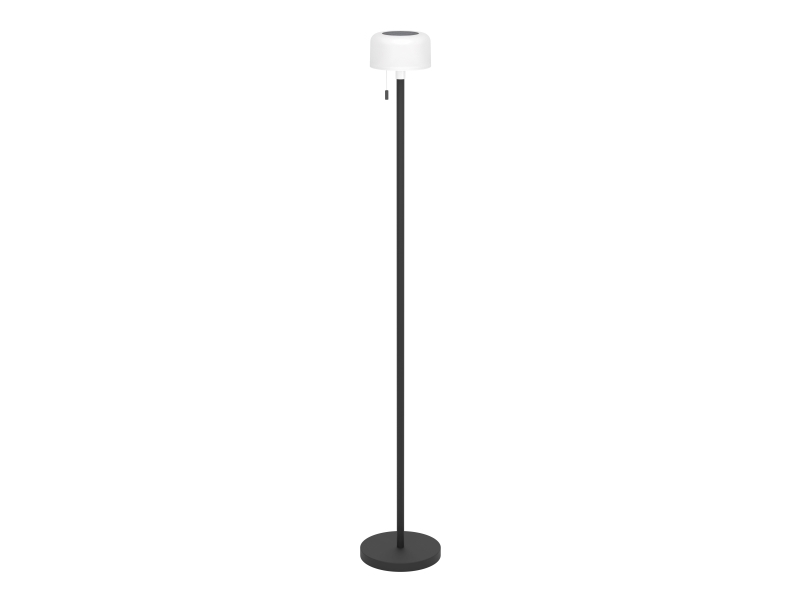 Eglo Montapalma-L Solar-Gartenleuchte Rgbw Dimmbar Weiß/Schwarz