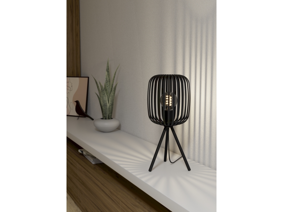 EGLO Romazzina, Musta, Terästä, IP20, II, E27, 1 lamppu(a)