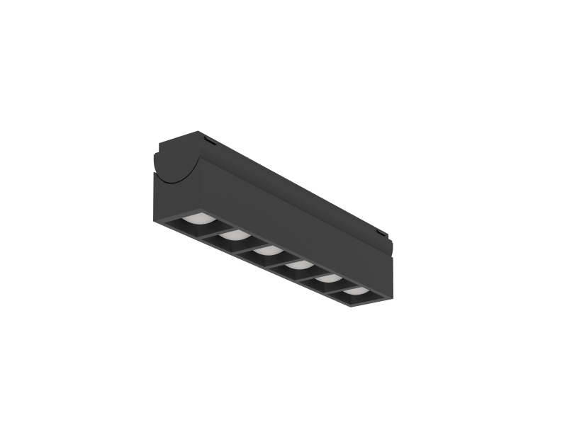 Eglo Tplus 6L-Spot L180 Cct 6,6W 1000Lm Dæmpb. Sort