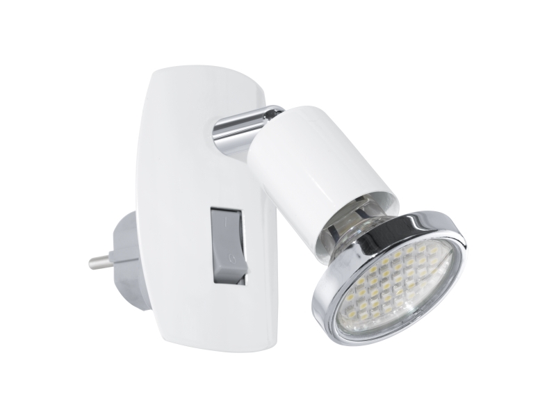 EGLO MINI 4 PLUG SPOT 3W HVID