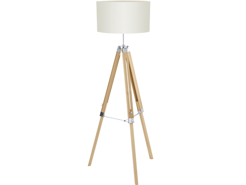 Eglo Lantada, Schlafzimmer, Wohnzimmer, Büro, Beige, Ip20, Stoff, Stahl, Holz, Ii, E27
