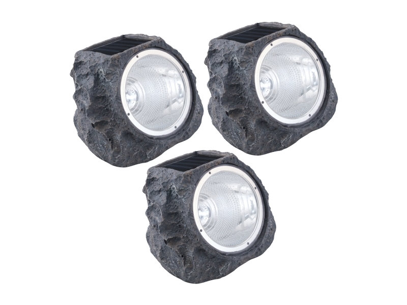 EGLO SOLAR, Maavalaistus ulkokäyttöön, Harmaa, Muovi, IP20, III, Harmaa