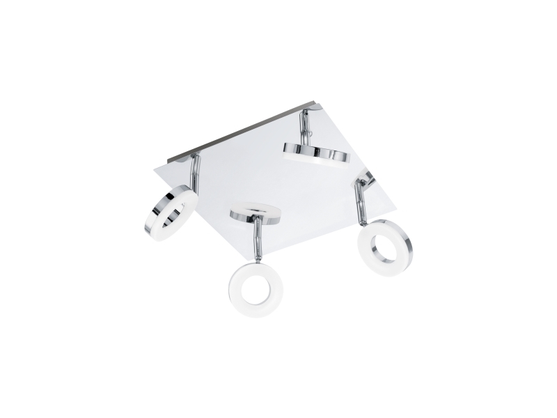 Eglo Gonago Spot Rondel 4X360lm Ip44 Krom