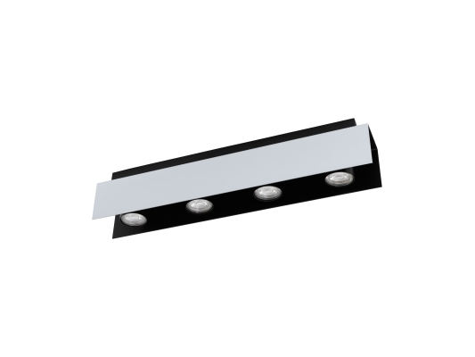 Eglo 97397, 4 Glühbirne(N), Led, Gu10, 400 Lm, Aluminium, Schwarz