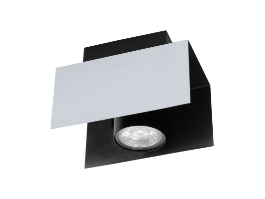 Eglo 97394, 1 Glühbirne(N), Led, Gu10, 400 Lm, Aluminium, Schwarz, Weiß