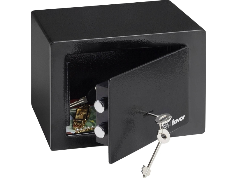 Sikkerhedsboks Burg-Wächter 17 × 23 × 17 cm - sort metal