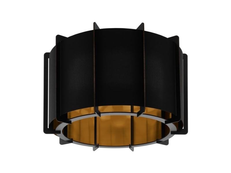 Eglo Pineta Decke E27 Schwarz/Gold