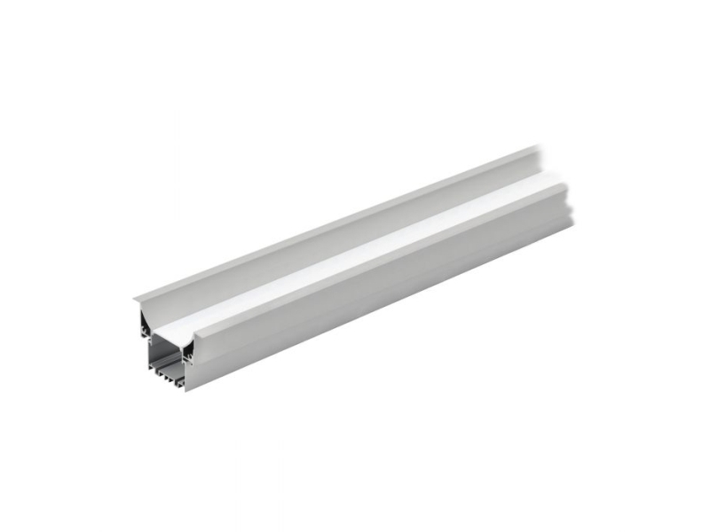 Eglo Profil Indbyg. Dyb Diffuser Opal 1M Alu