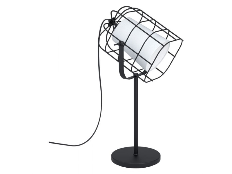 Eglo Bittams Tischleuchte E27 Schwarz