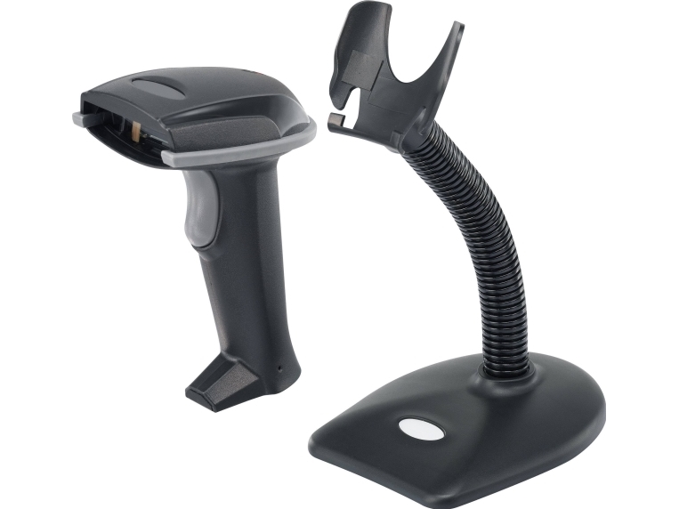 Renkforce Ls6320e Usb-Kit Stregkodescanner Kabelbund 1D Laser Sort Håndscanner Usb