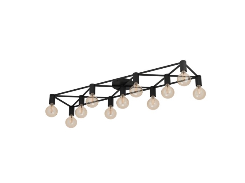 Eglo Speke Decke 11L E27 Schwarz