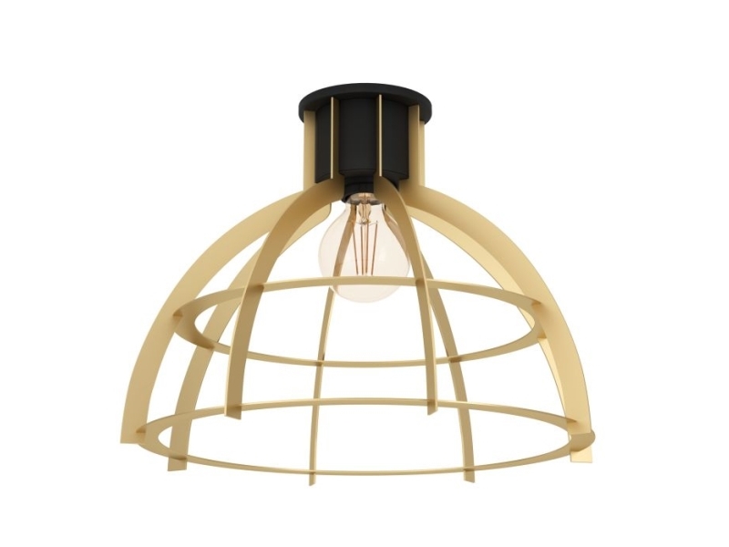 Eglo Stillington Ceiling E27 Sort/Guld