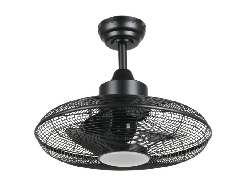Eglo Igeldo With Fan, Led, 1800 Lm, Black