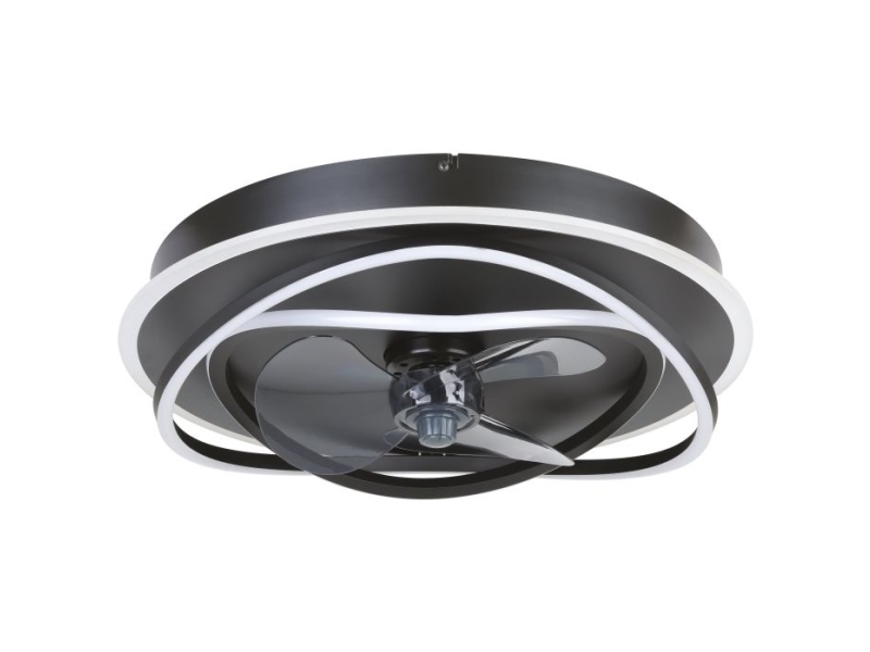 Eglo Namori With Fan, Led, 4400 Lm, Black