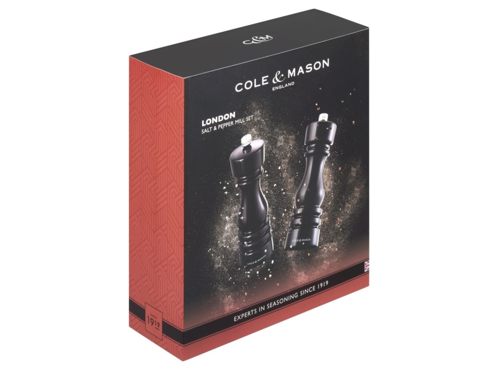 Cole & Mason Gloss London salt- og peberkværnsæt 18 cm