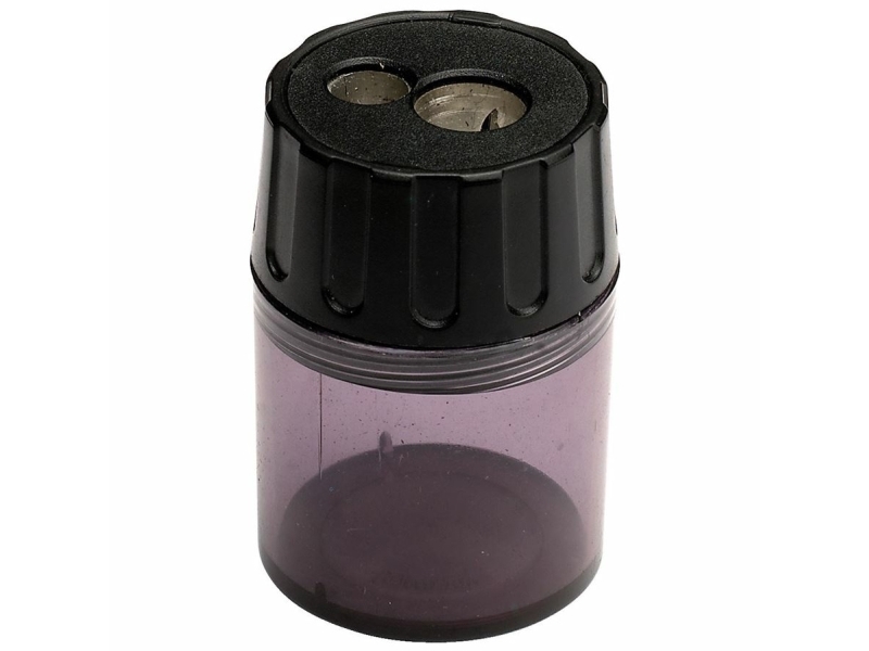 Faber-Castell 189101, Manuel blyantspidser, Sort, Lilla, 1 stk