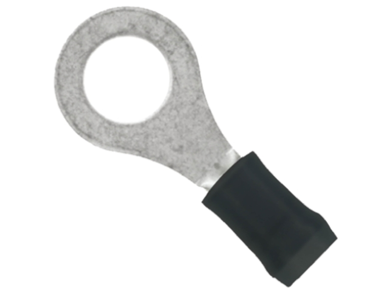 Te Connectivity Pidg Insulated Ring Terminal, M2.5 Stud Size, 0.26Mm?? To 0.4Mm?? Wire Size, Black