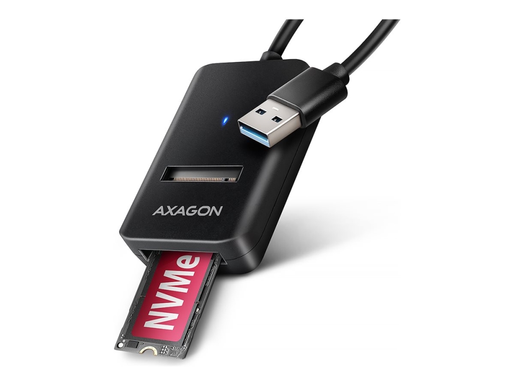 AXAGON - Gränssnittsadapter - M.2 - M.2 Card (PCIe NVMe & SATA) - USB 3.2 (Gen 2) | Datortillbehör - Kablar & adaptrar - Datakablar | GameStuff