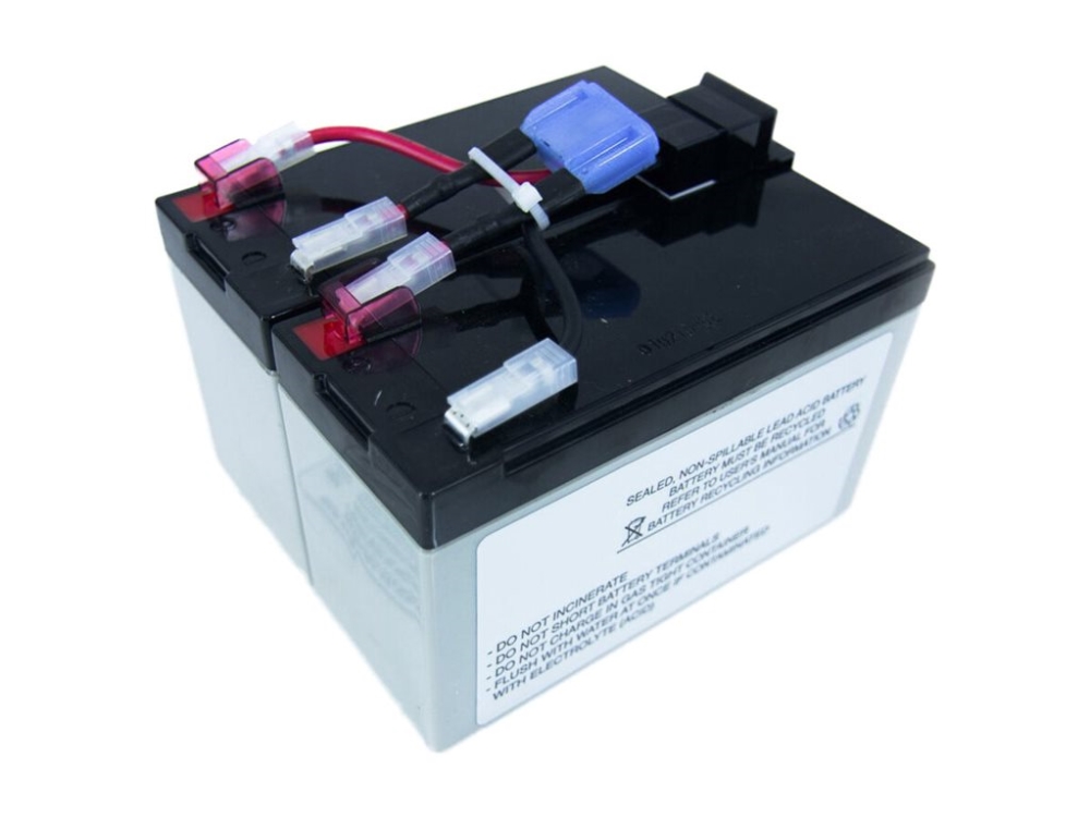 Origin Storage - UPS-batteri - 1 x batteri - ventilreguleret blysyre (VRLA) - 2 celler - sort, grå