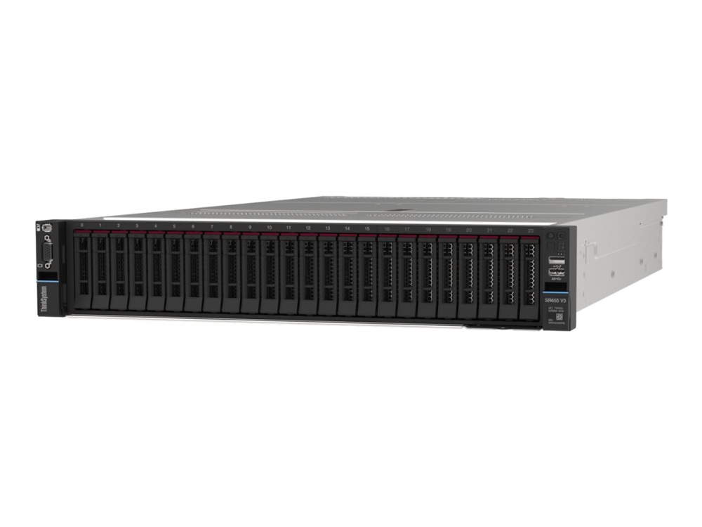 Lenovo ThinkSystem SR655 V3, 2,6 GHz, 9115, 32 GB, DDR5-SDRAM, 750 W, Teline ( 2U )