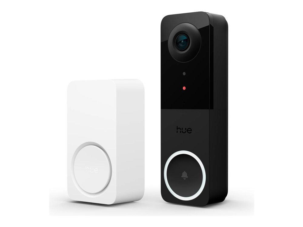 Philips Hue Secure - Doorbell Bundle - Dørklokkesæt - Med Kamera - Ledningsført - Trådløs - Zigbee, Bluetooth, Wi-Fi - Sort