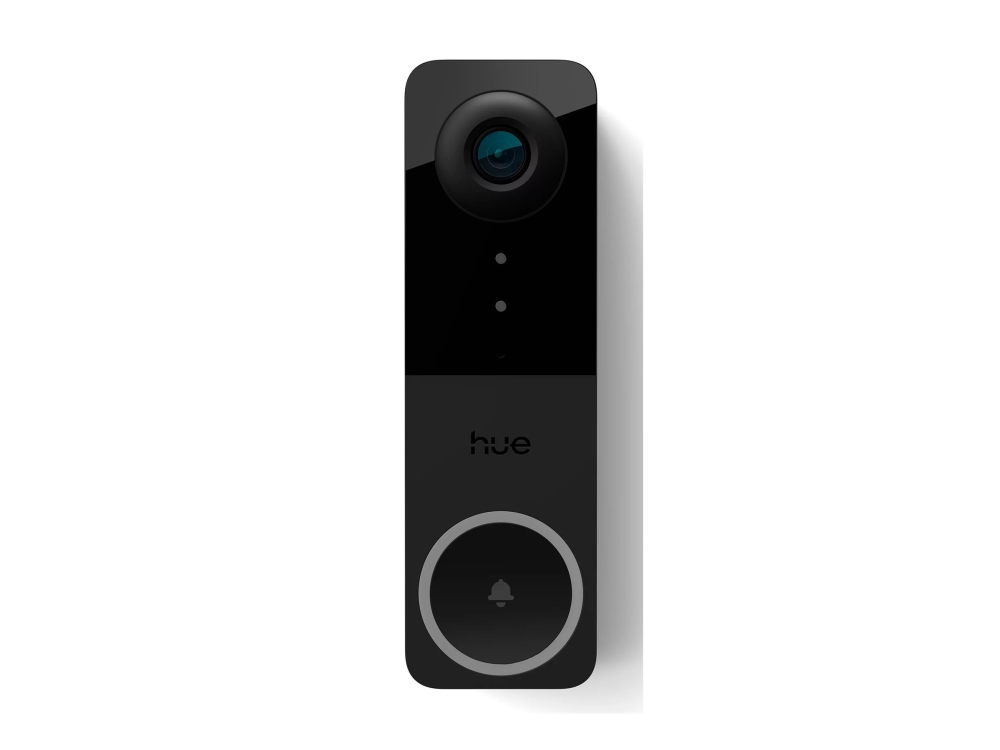 Philips Hue - Dørklokkekamera - Med Kamera - Ledningsført - Trådløs - Zigbee, Bluetooth, Wi-Fi - Sort