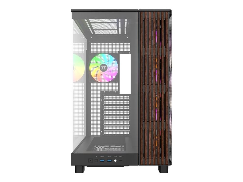 Thermaltake View 380 Xl Ws Argb Mid Tower Chassis, Midi Tower, Pc, Black, Atx, Micro Atx, Mini-Itx, Spcc, Tempered Glass, Gaming
