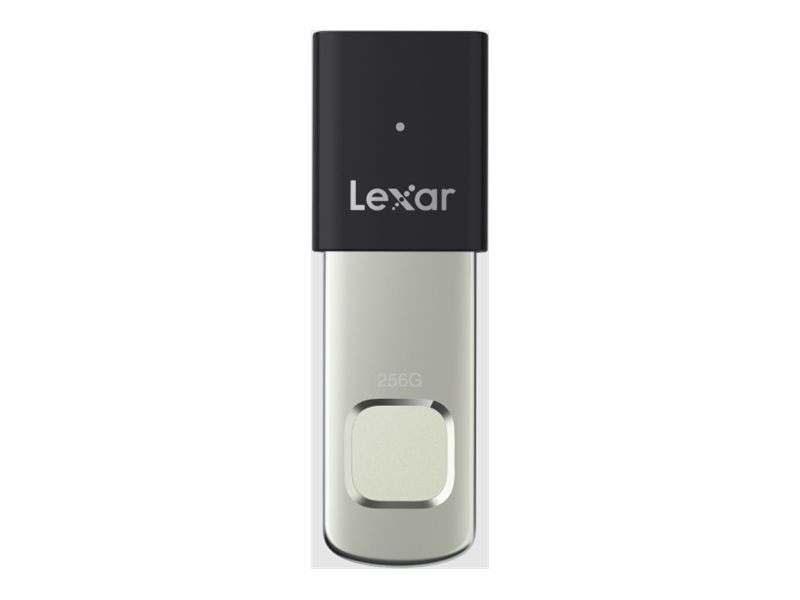 Lexar Jumpdrive Fingerprint F35 Pro - Usb Flashdrive - Krypteret - 256 Gb - Usb 3.2 Gen 1