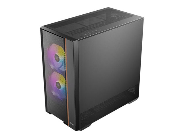 Antec Flux Rear, Midi Tower, Pc, Black, Atx, Itx, Micro Atx, Steel, Plastic, Wood, Multi