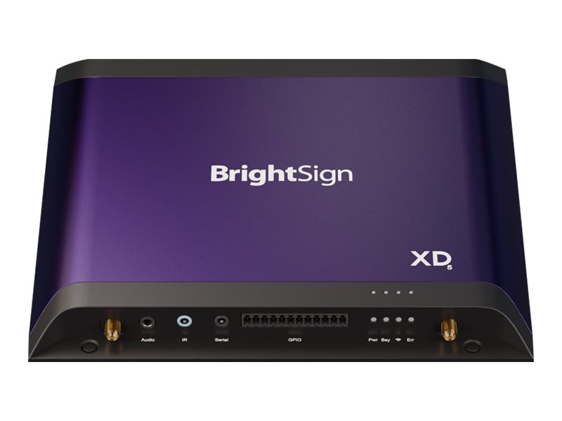 Brightsign Xd5 Xd1035 - Digital Signage Afspiller - Ssd - 256 Gb - Brightsign Os - 4K Uhd (2160P) - 60 Fps - Hdr
