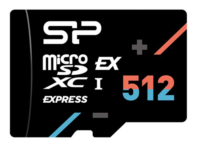 Silicon Power Hypera - Flashhukommelseskort - 512 Gb - A1 / Video Class V30 / Uhs-I U3 / Class10 - Microsd Pci Express Gen 3X1 Uhs-I