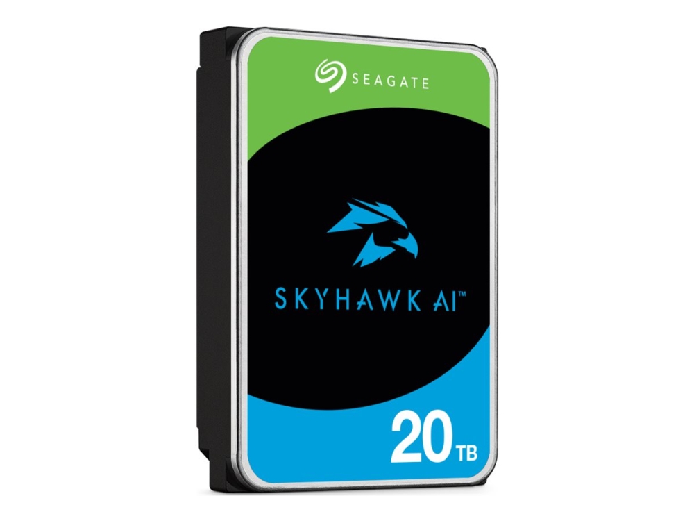 Seagate Skyhawk Ai St20000ve003 - Harddisk - 20 Tb - Intern - 3.5" - Sata 6Gb/S - Buffer: 512 Mb - Med 3 Års Seagate Rescue Data Recovery