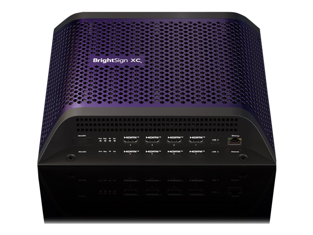 Brightsign Xc4055, Violett, H.264, H.265, M2ts, Mkv, Mov, Mp4, Mpeg2, Mpeg4, Mts, Ts, Ts4, Vob, Bmp, Jpeg, Png, 7680 X 4320 Pixel, Aac, Mp2, Mp3, Wav