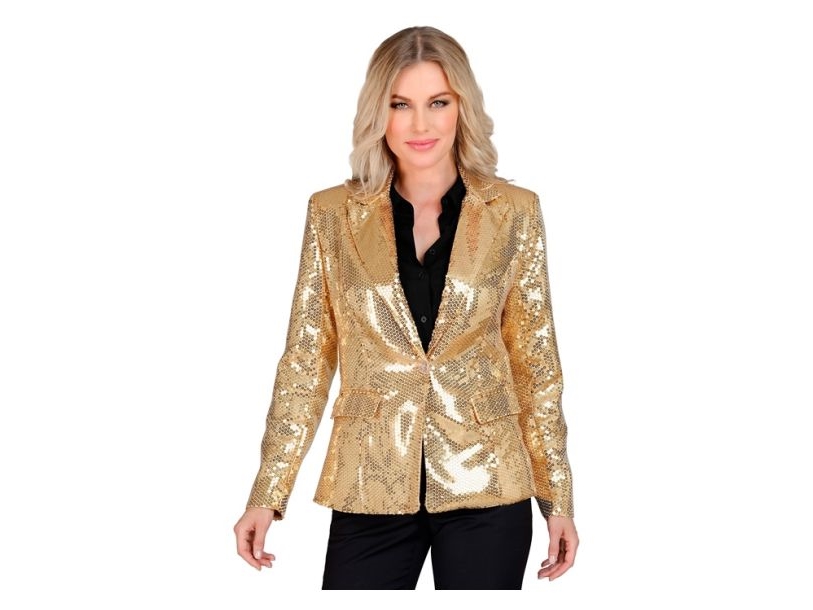 Guld Pailletjakke, Dame