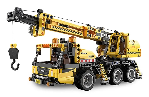 Jamara Cada Mobile Crane Bricks, Crane Machine, 8 Yr(S), Black, Yellow